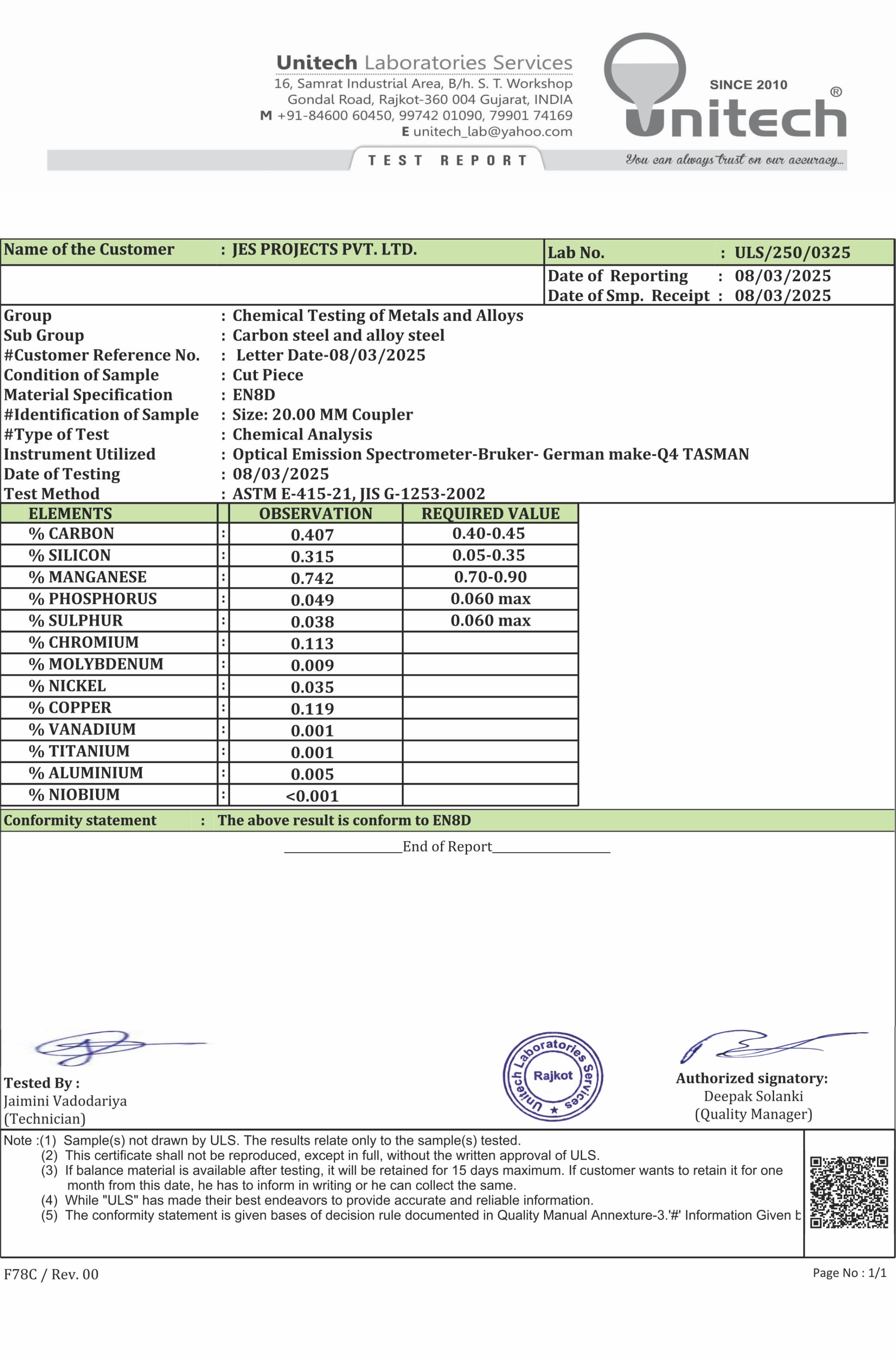 Industry Gold Standard